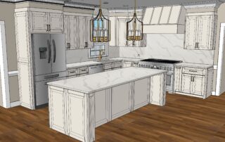 Kitchen Design Rendering
